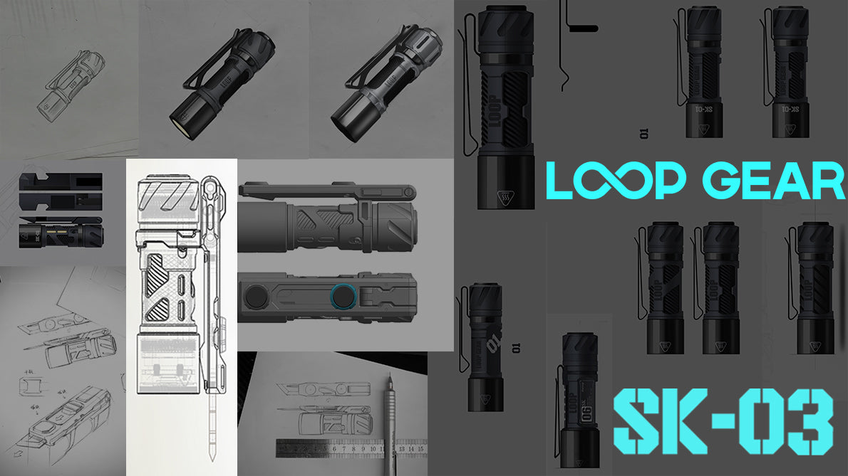 LOOP GEAR SK03 Flashlight is live on Kickstarter